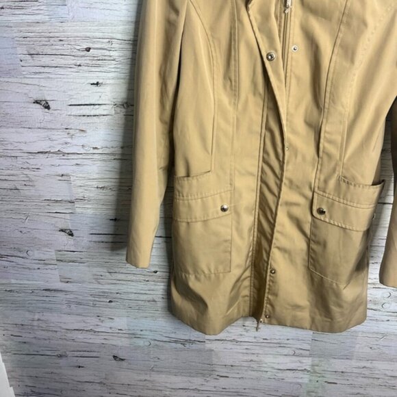 Calvin Klein Women Coat Jacket Coats Beige Sz xs tan hooded - Picture 2 of 7
